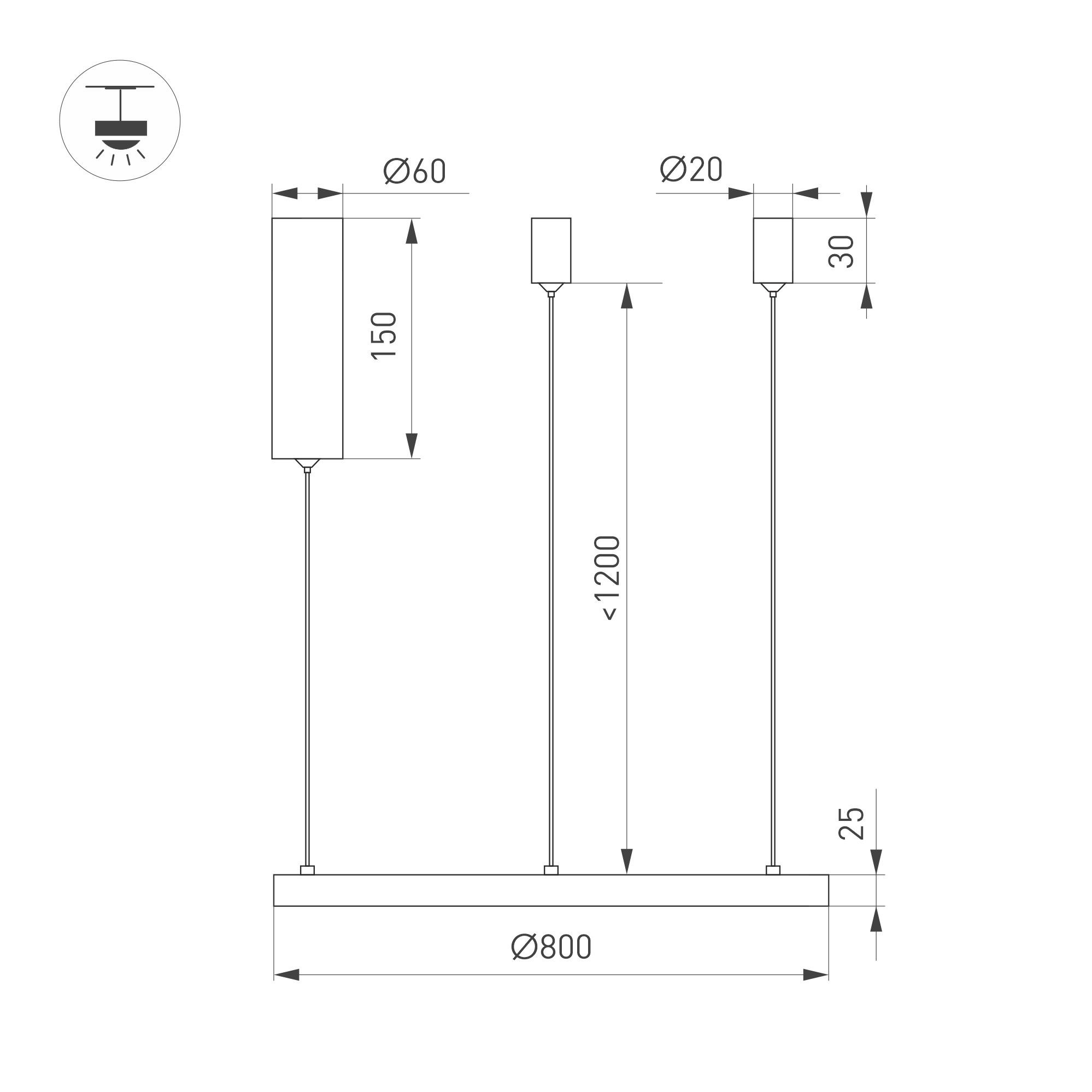 Светильник SP-CONGO-MULT-1-R800-42W Warm3000 (GD, 120 deg, 230V) (Arlight, IP20 Металл, 5 лет)