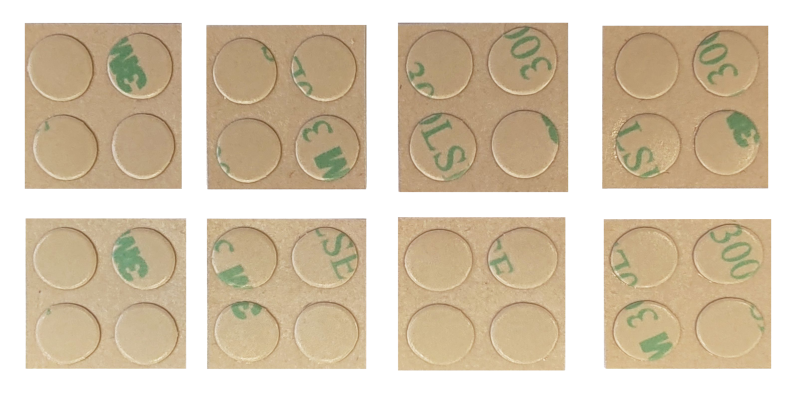 Скотч для знаков BL d8мм (уп.40 шт) Белый свет a34336