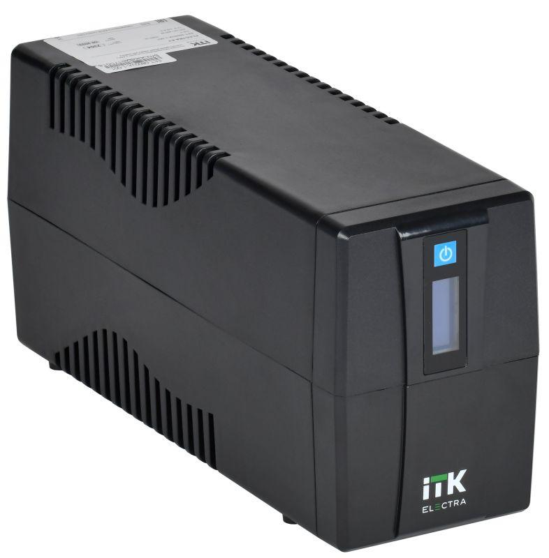 Источник бесперебойного питания ELECTRA ET 800В.А/480Вт с АКБ 1х9А.ч USB Schuko ITK EET-0800VA-1-001-S