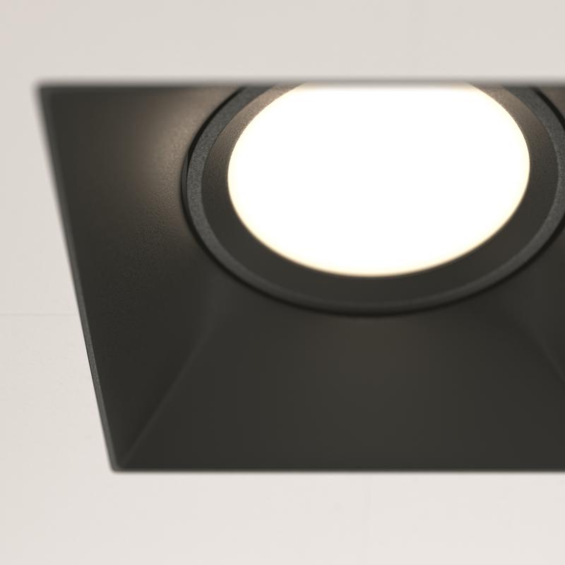 Светильник Dot 10Вт GU10 встраив. Maytoni DL042-01-SQ-B