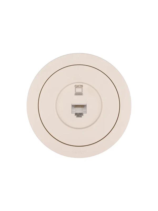 Розетка компьютерная СП OSEN RJ45 кат.6 механизм сл. кость LEZARD 743-9088-140