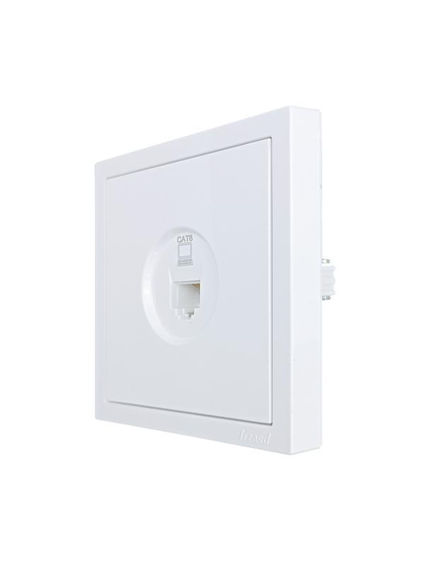 Розетка компьютерная 1-мест. СП ZIMA бел. LEZARD 704-0288-140