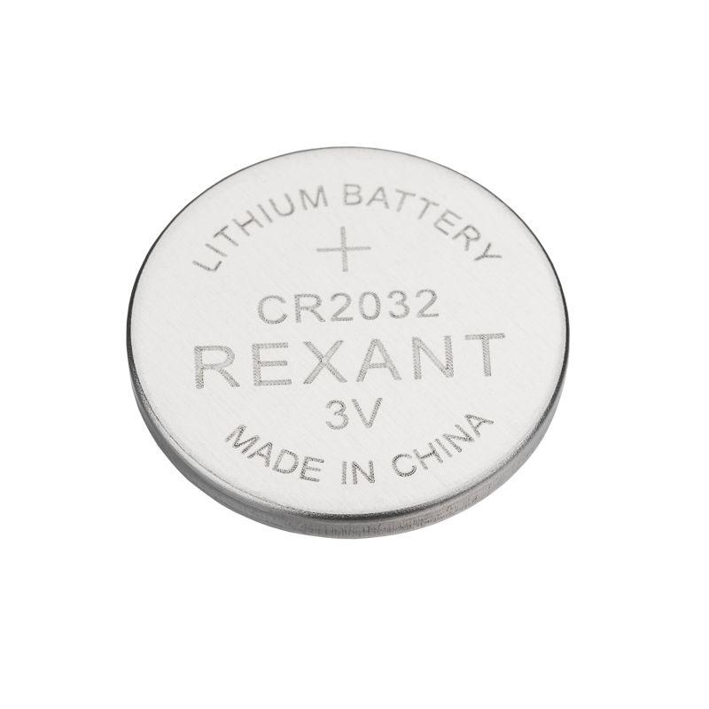 Элемент питания литиевый CR2032 3В (блист.5шт) Rexant 39-1108