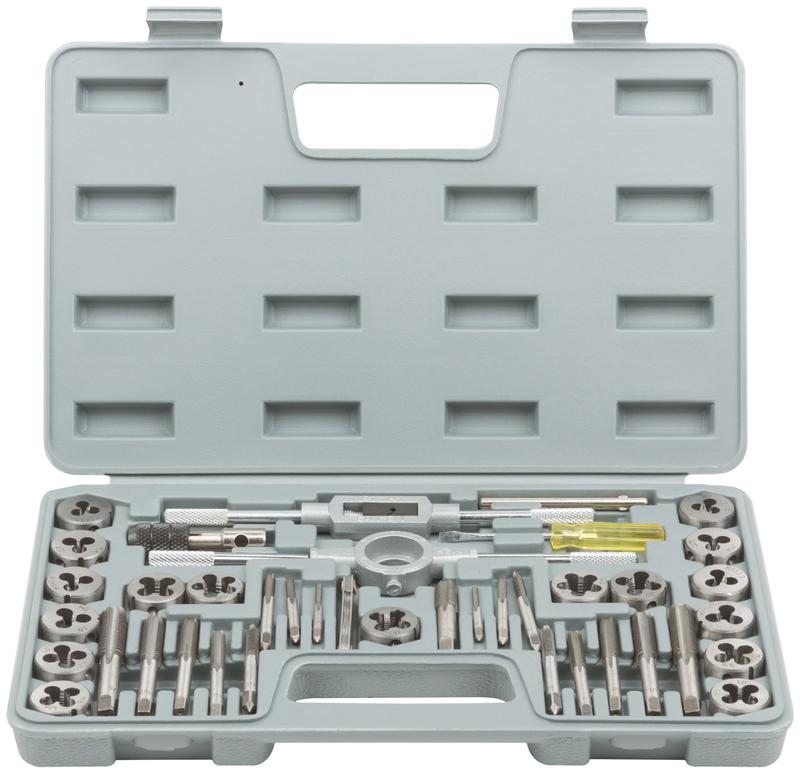 Лерки-метчики легированная сталь Профи 40шт пластик. кейс FIT 70807