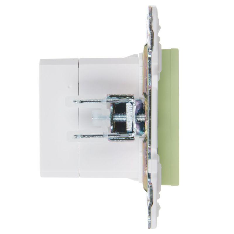 Розетка USB A+C 18Вт SKANDY SK-R13G мятный IEK SK-U22-018-K06