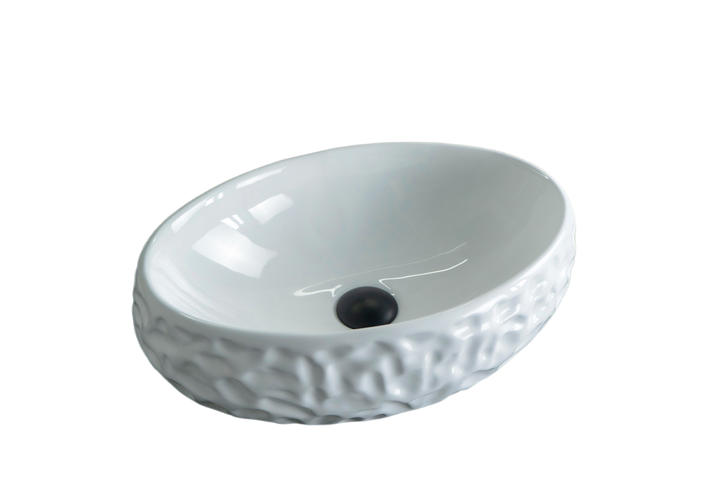 Раковина Gid 9030wf 51187 накладная белая 48x34x15