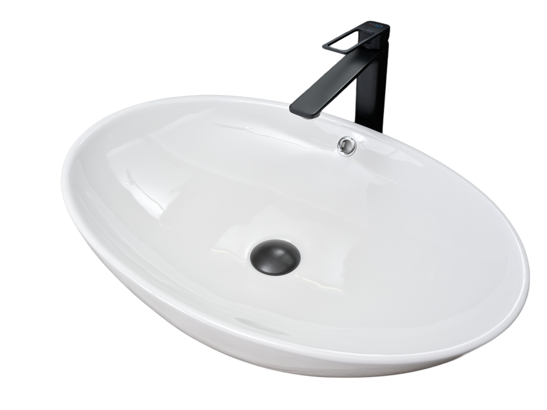 Раковина Gid N9007 51207 накладная белая 63.5x41.5x15