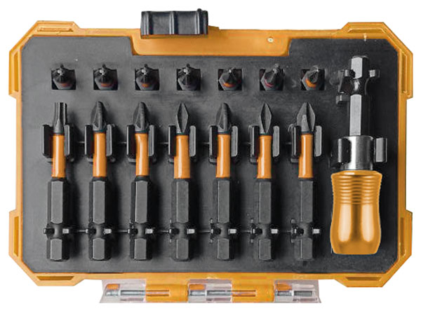 Набор торсионных бит "Ударник 25/50", Cutop profi plus, 15 предметов