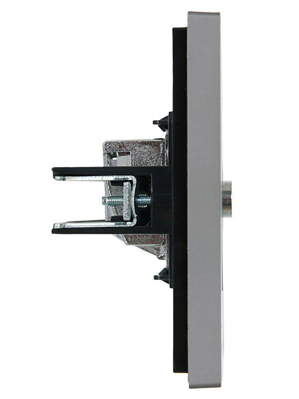 Розетка TV оконечная FORTE&PIANO FP528 сталь IEK FP-A10-O-K46