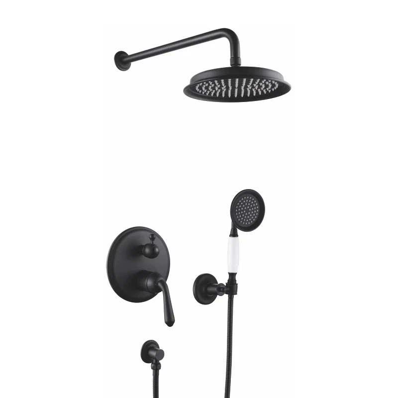 Душевая система встраиваемая Rose R0235H, черный