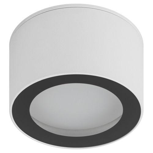 Светильник OL28 WH/BK GX53 IP44 настенно-потолочный спот черн./бел. Эра Б0055581