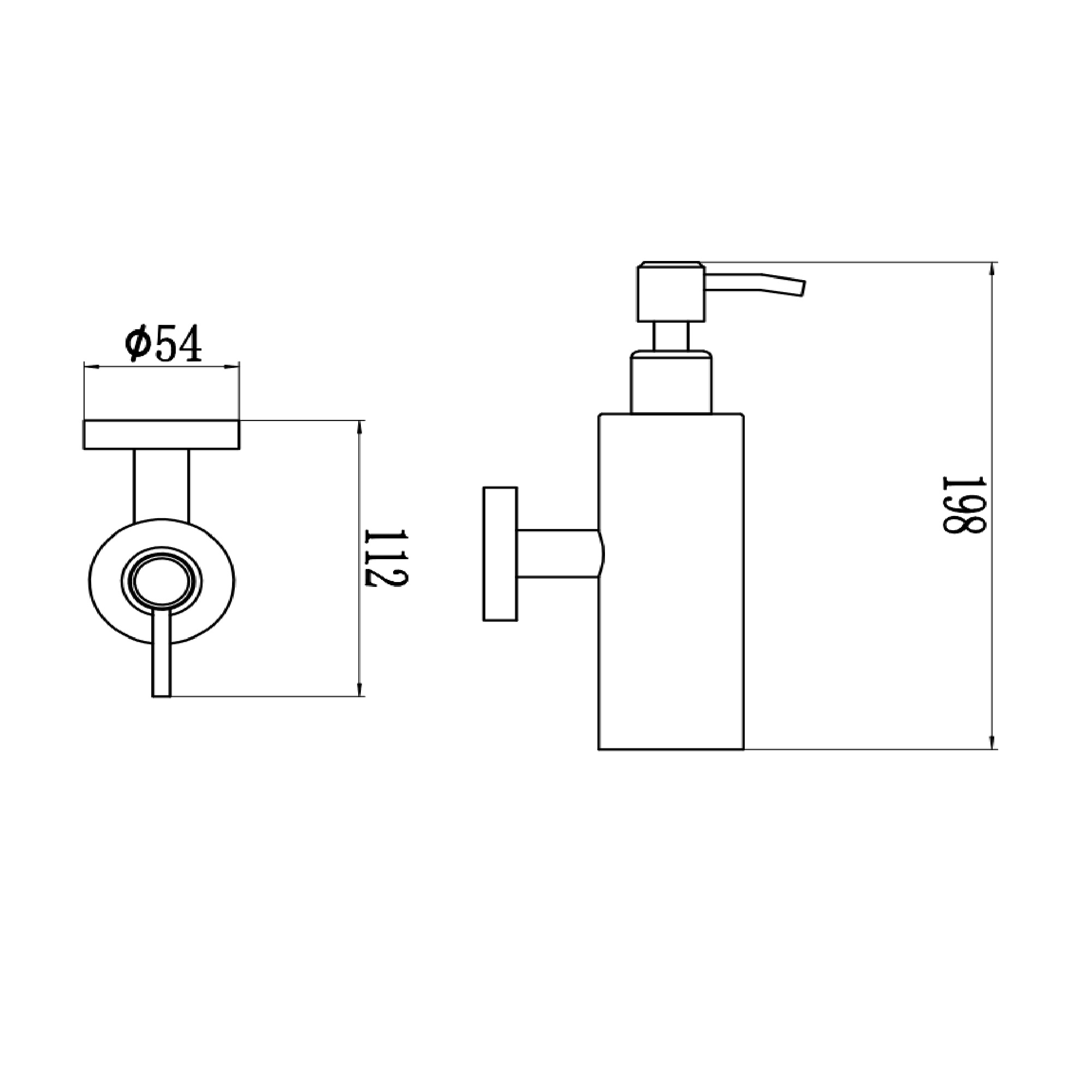 Дозатор жидкого мыла Savol S-005631-1, сатин