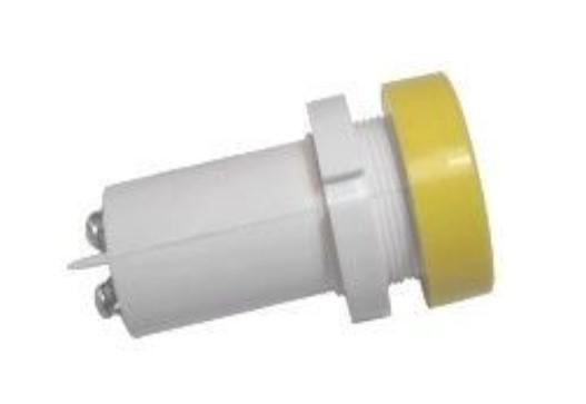 Лампа светодиодная СКЛ-14Б-Ж-2-75-П плоский излучатель 75В 50Гц/пост. диаметр посадочного отверстия 22мм УХЛ2.1 желт. Реле и Автоматика A8021-79688837