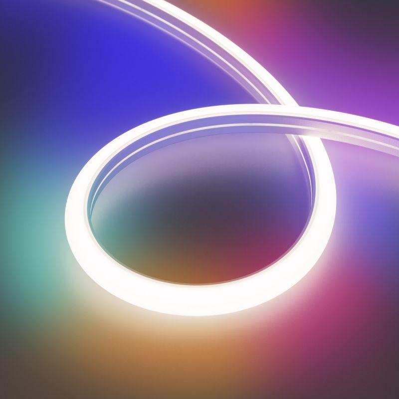 Лента светодиодная DMX MOONLIGHT-TOP-B84-16х15mm 24V RGB-PX7 360deg 18Вт/м IP67 wire x2 боков. вывод герметичная (уп.5м) Arlight 045437