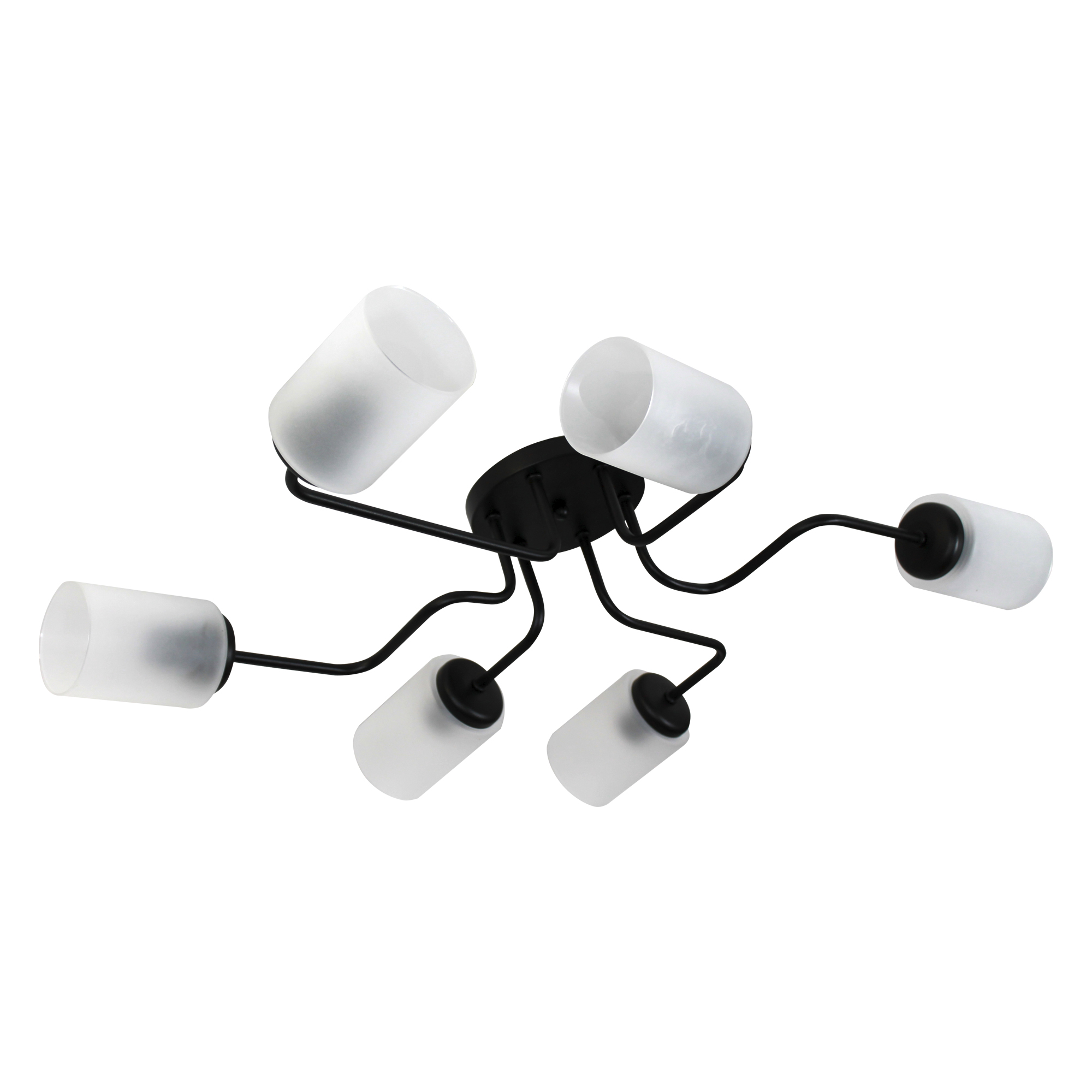 Светильник Техно 162 черн. (Плафон 8461) НСБ 01-6х60-114 Е27 ИУ