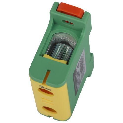 Клемма силовая вводная КСВ NO-224-130 (KE62.3) 16-95кв.мм PE желт./зел. Эра Б0065606