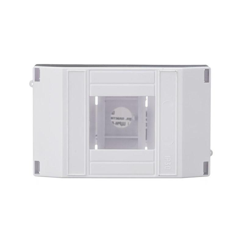 Корпус навесной ЩРН-П-2/4 12.5х7.8х5.8 2-4мод. IP30 пластик. бел. DEKraft 31031DEK