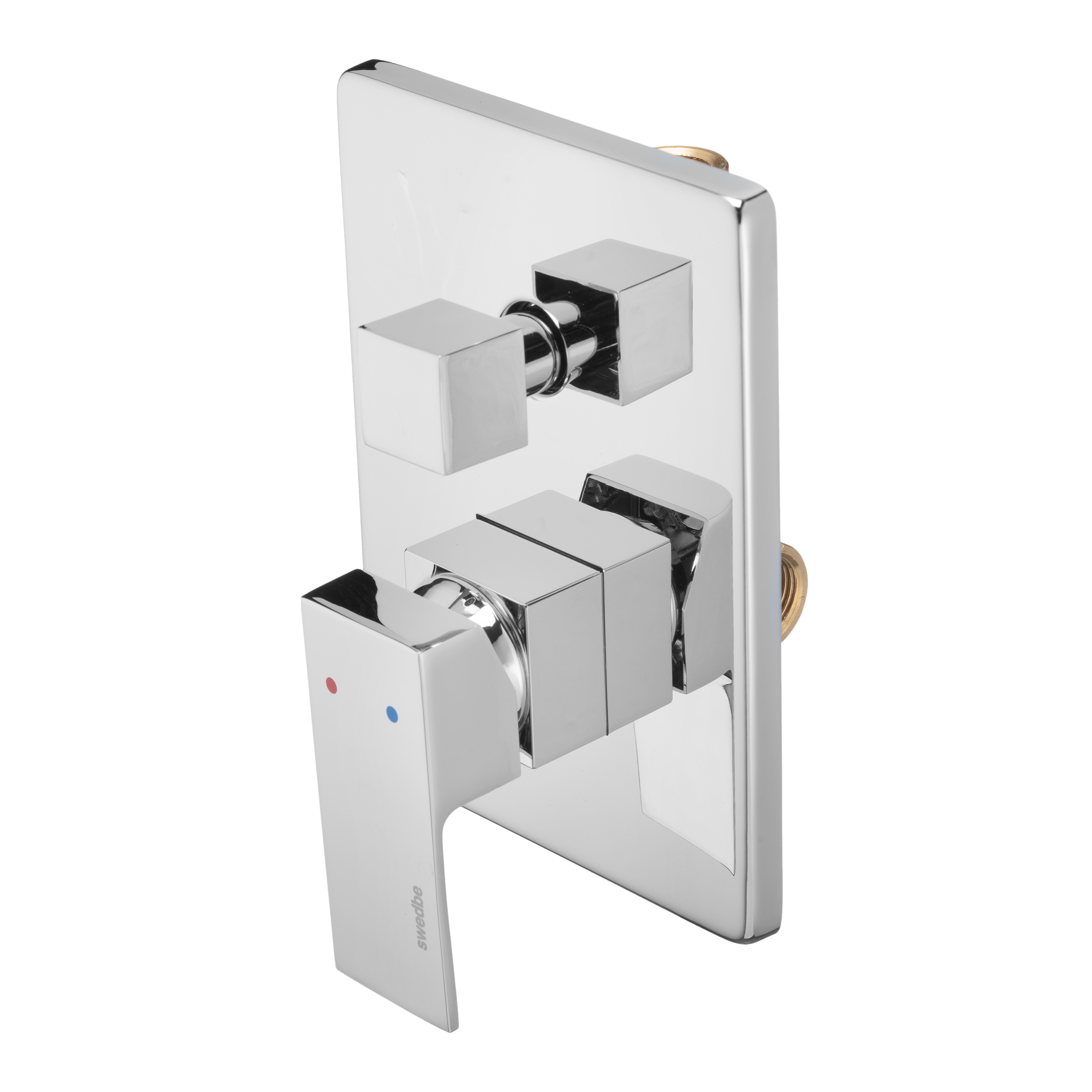 Смеситель встраиваемый подключение на 2 выхода Swedbe Platta 5515