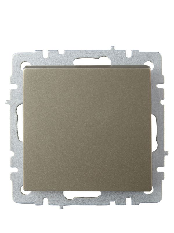 Выключатель проходной 1-кл. СП BRITE ВС10-1-6-БрШ 10А механизм шампань IEK BR-V12-0-10-K37