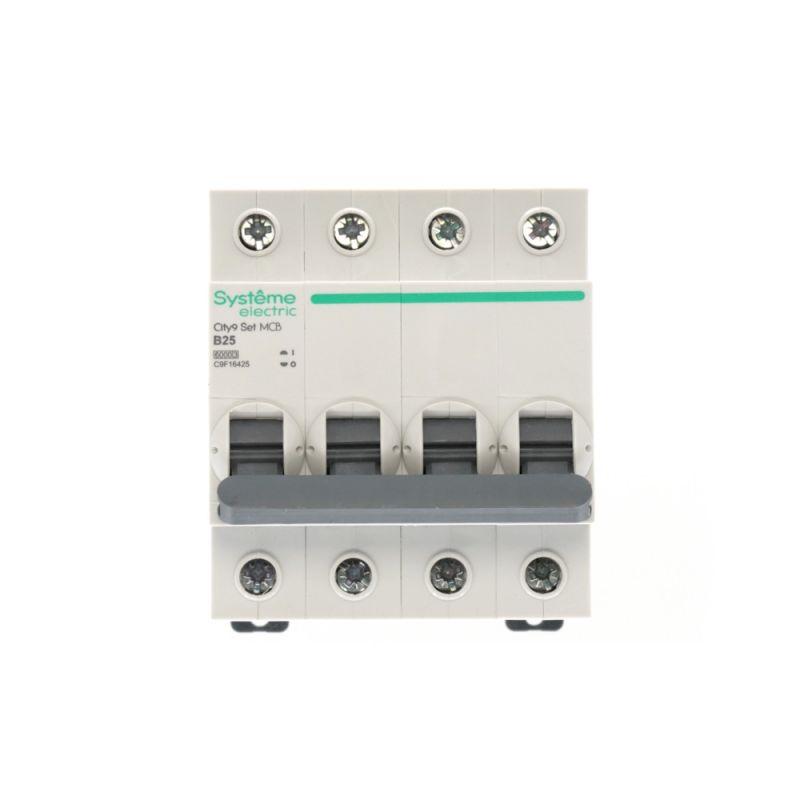 Выключатель автоматический 4п City9 Set (АВ) B 25А 6кА 400В SE C9F16425