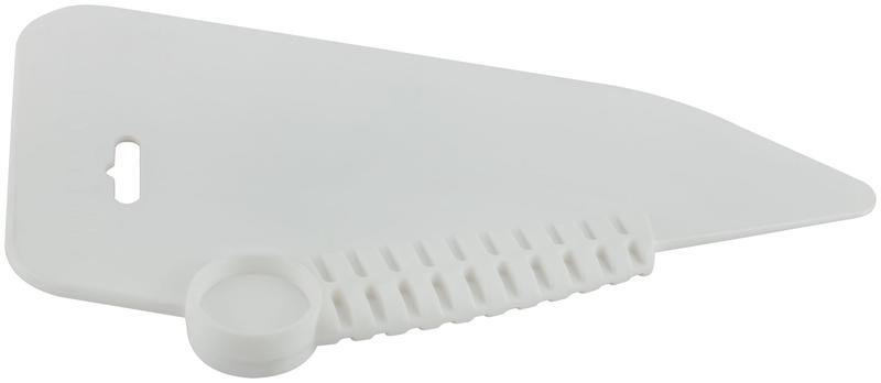 Шпатель прижимной для разглаживания обоев пластиковый 280мм бел. FIT 06905
