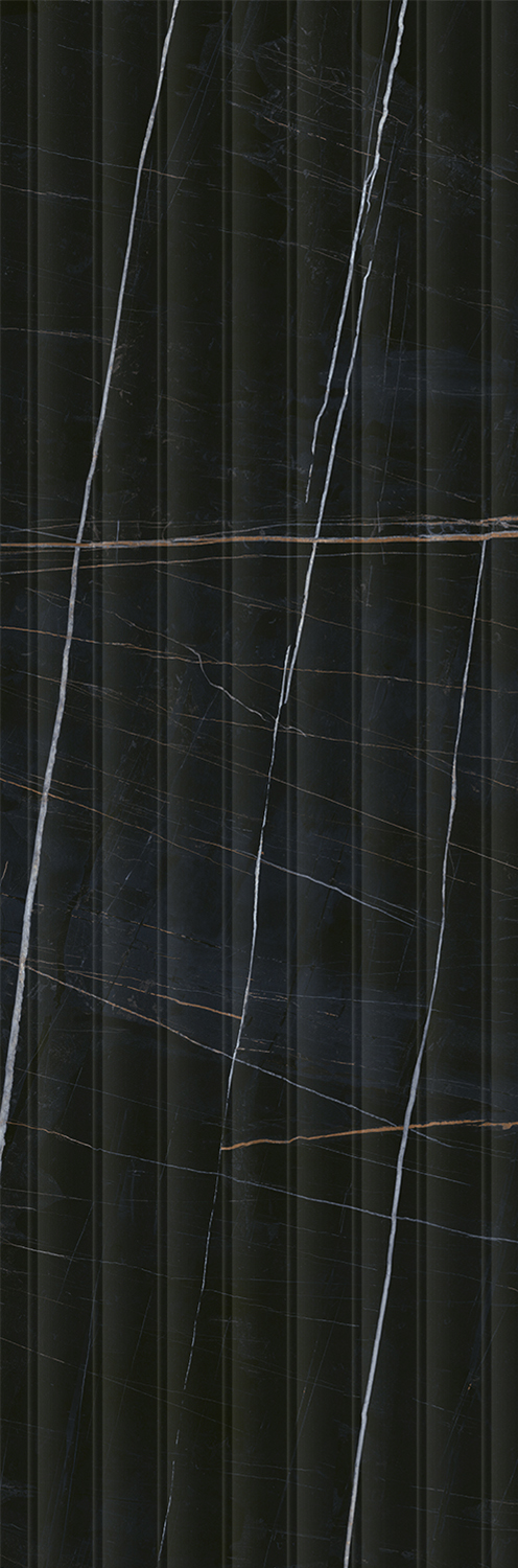 Плитка Греппи черный структура 40х120, 14035R