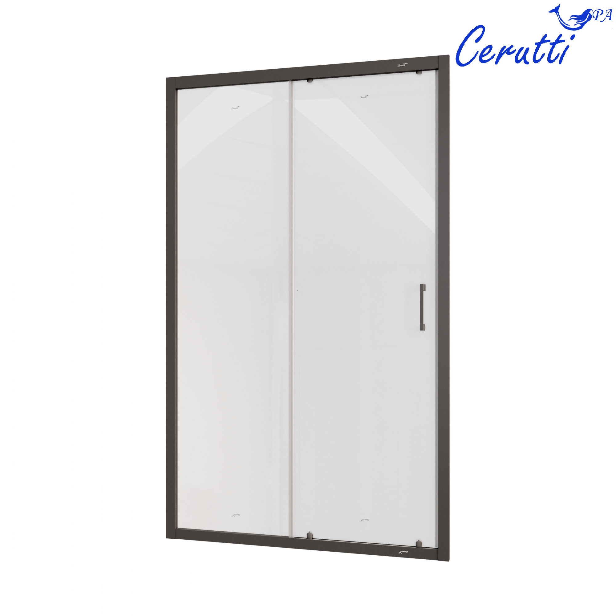 Дверь GLORIA D120B душевая в нишу Ceruttispa (120х195)