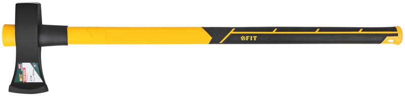 Топор-колун кованый 900мм 2700г фибергласовая длинная ручка FIT 46178