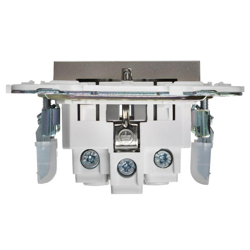 Розетка SKANDY 16А с заземл. без защ. шторок SK-R05Sh шампань IEK SK-R11-16-K37