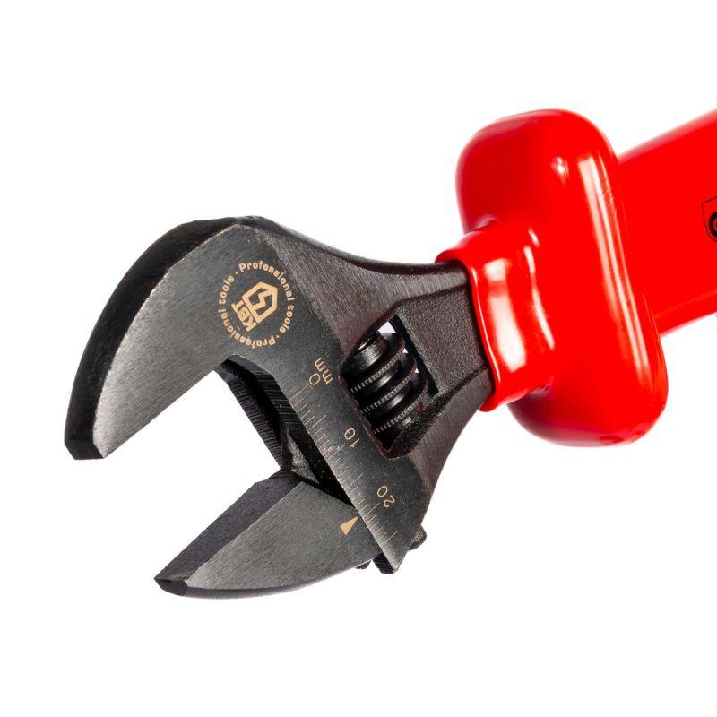 Ключ разводной диэлектрический 20 мм ЭКСПЕРТ Ключ разводной диэлектрический 20мм ЭКСПЕРТ КВТ 89755