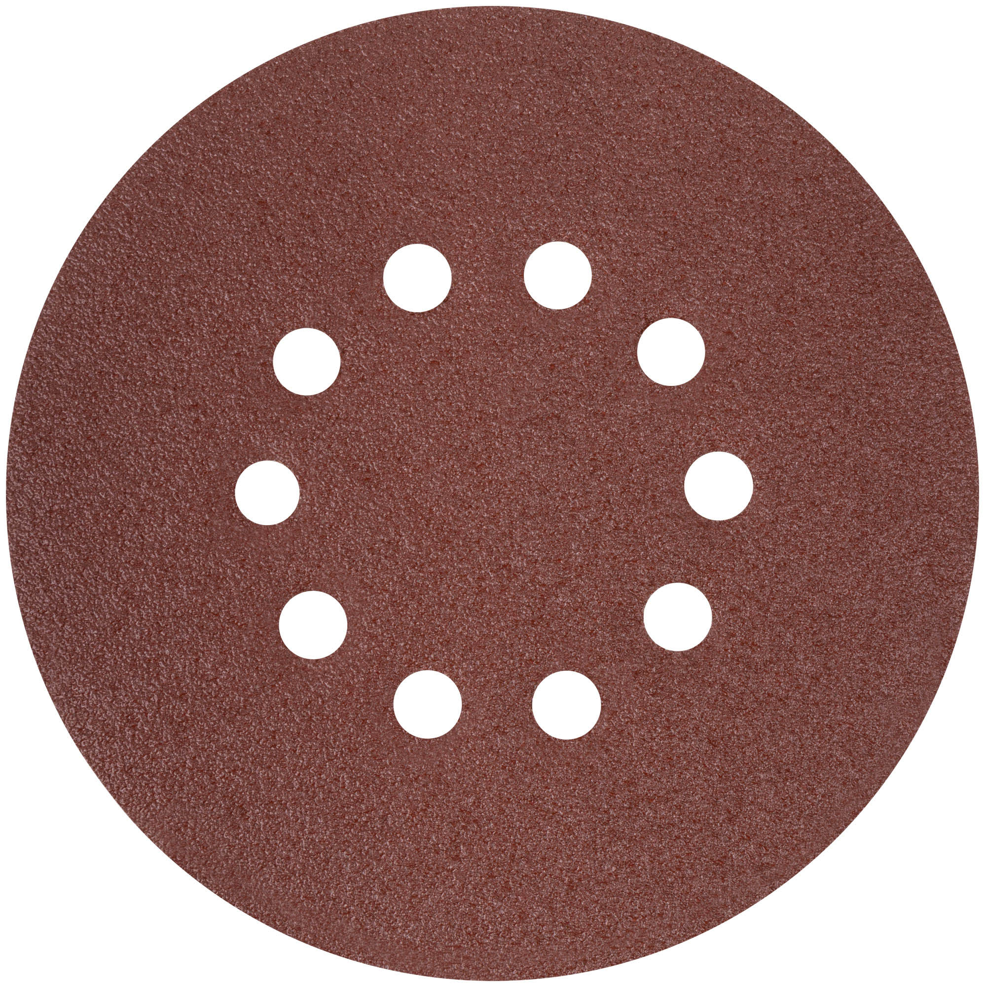 Круги шлифовальные с отверстиями (липучка), алюминий-оксидные, 225 мм, 5 шт.  Р 36
