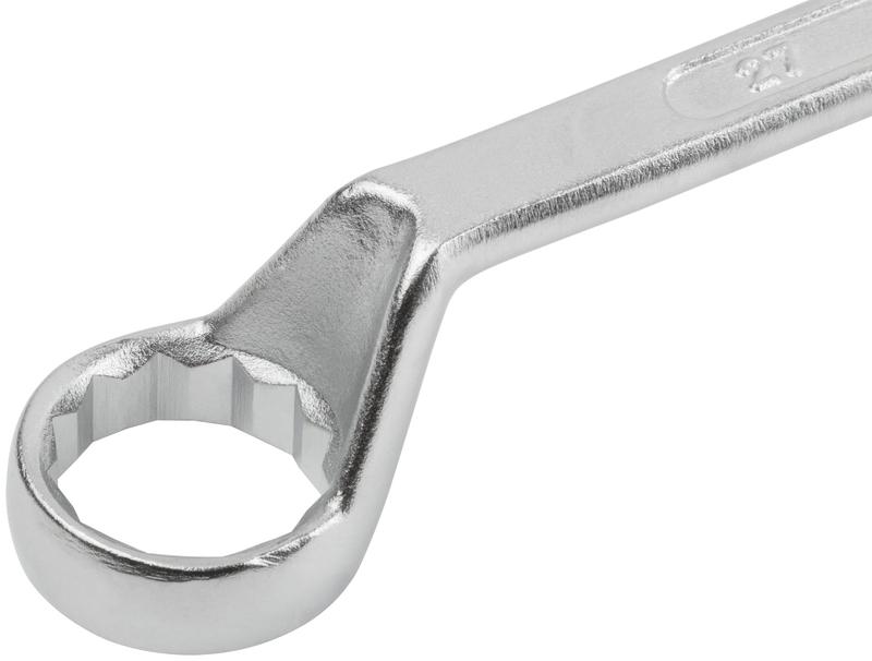 Ключ накидной "Хард" хромированное покрытие 24х27мм FIT 63620