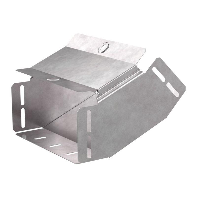 Угол вертикальный внутр. 45град. 200х100 0.7мм с крышкой Стандарт Промрукав PR16.0449