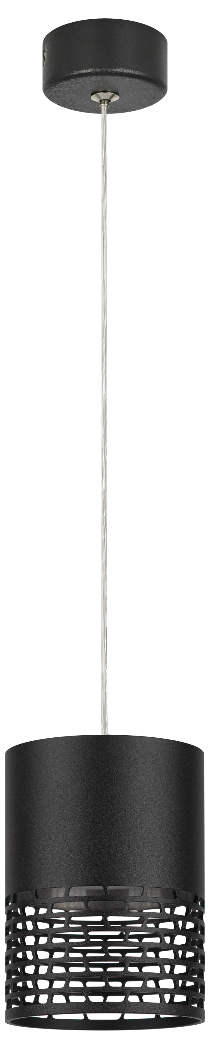 Светильник подвесной (подвес) PL29 BK цоколь GX53 потолочный цилиндр черный