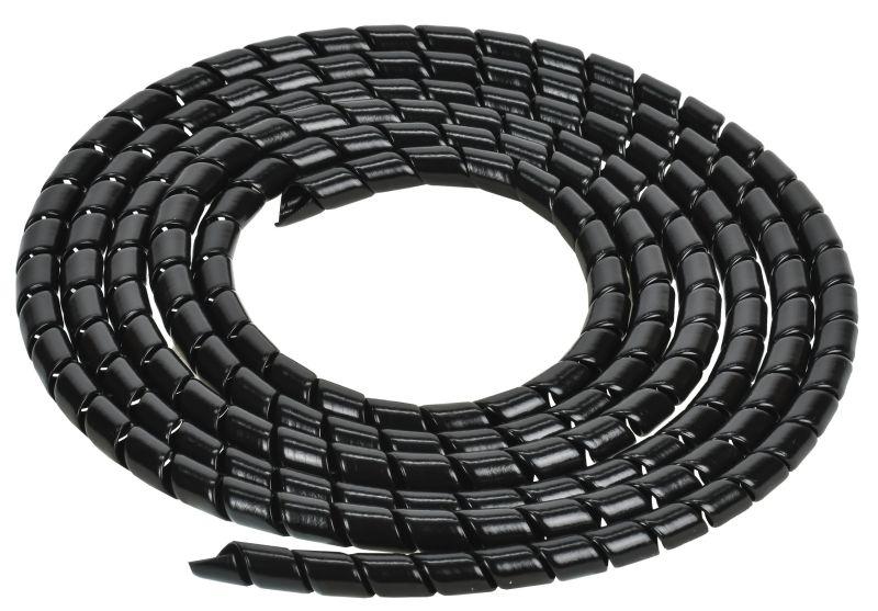 Спираль монтажная СП-09 черн. (уп.2м) IEK USWB1-09-02-K02