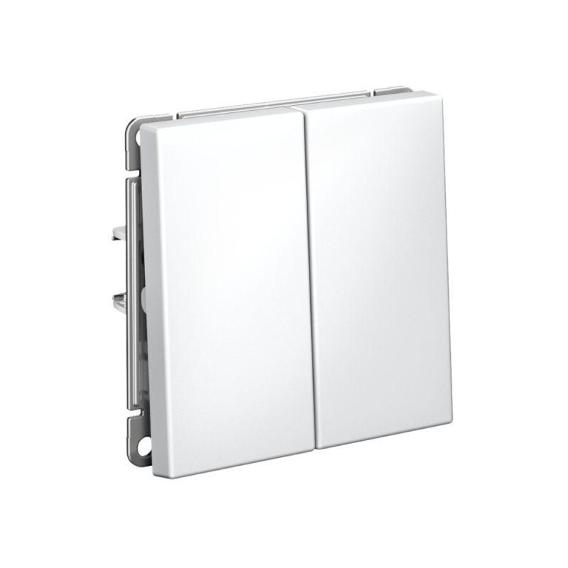 Выключатель кнопочный 2-кл. ArtGallery (сх. 2) 10А механизм лотос SE GAL001317