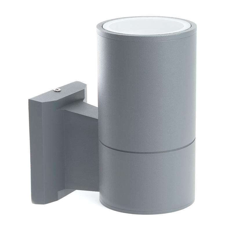 Светильник садово-парковый 230хH0701 сер. (на стену вверх) FERON 06297