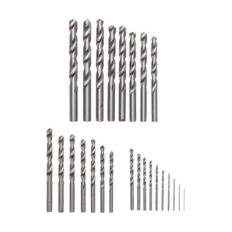 Набор сверл по металлу 1-13мм (через 0.5мм) HSS цилиндрический хвостовик метал. кейс 25шт Kranz KR-91-0637