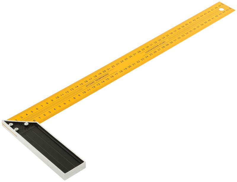 Угольник столярный усиленный 500мм желт. FIT 19445