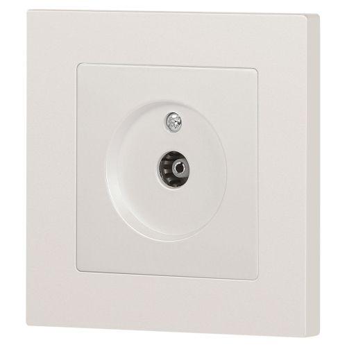 Розетка телевизионная одиночная TV СП Accent 6-301-06 IP20 перламутр. Intro Б0063613