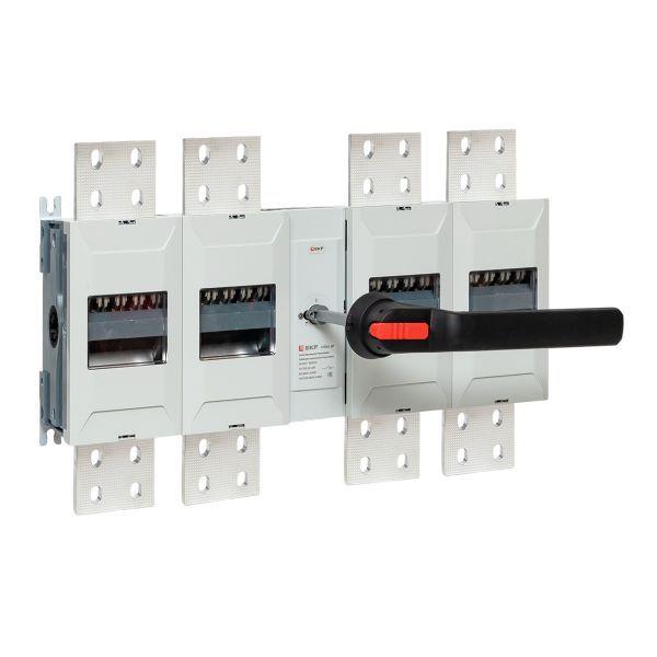 Рубильник-выключатель 4п 3150А с рукояткой управления для прямой установки PowerSwitch EKF psds-3150-4