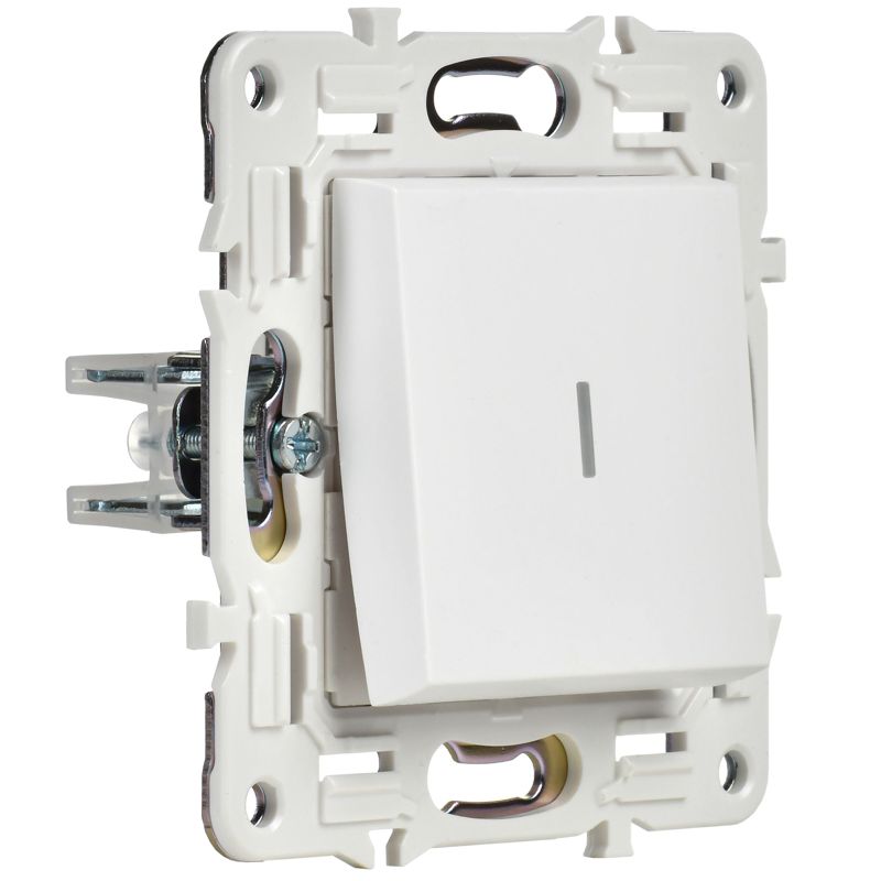 Выключатель проходной 1-кл. SKANDY 10А SK-V08W с индикацией арктич. бел. IEK SK-V12-1-10-K01