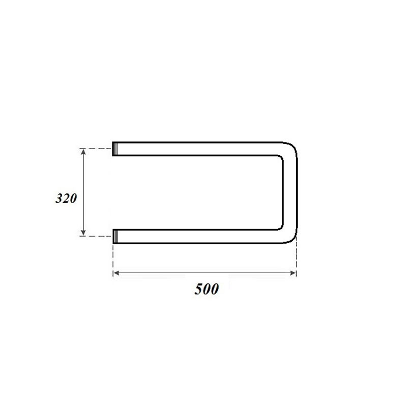 Полотенцесушитель водяной Point PN35335 320x500 П-образный (1"), хром