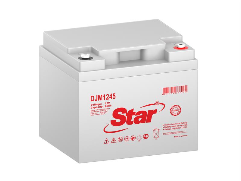 Аккумулятор 12В 45А.ч Star DJM1245