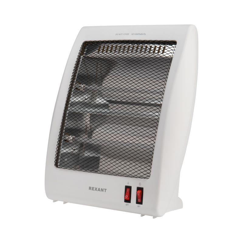 Обогреватель электрический инфракрасный настольный 0.8кВт с кварцевыми трубками Rexant 60-0058