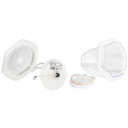 Светильник светодиодный садово-парковый ДСУ 07-8-002 Марсель 1 8Вт 3000К IP44 6 гранный подвесной бел. Эра Б0064293