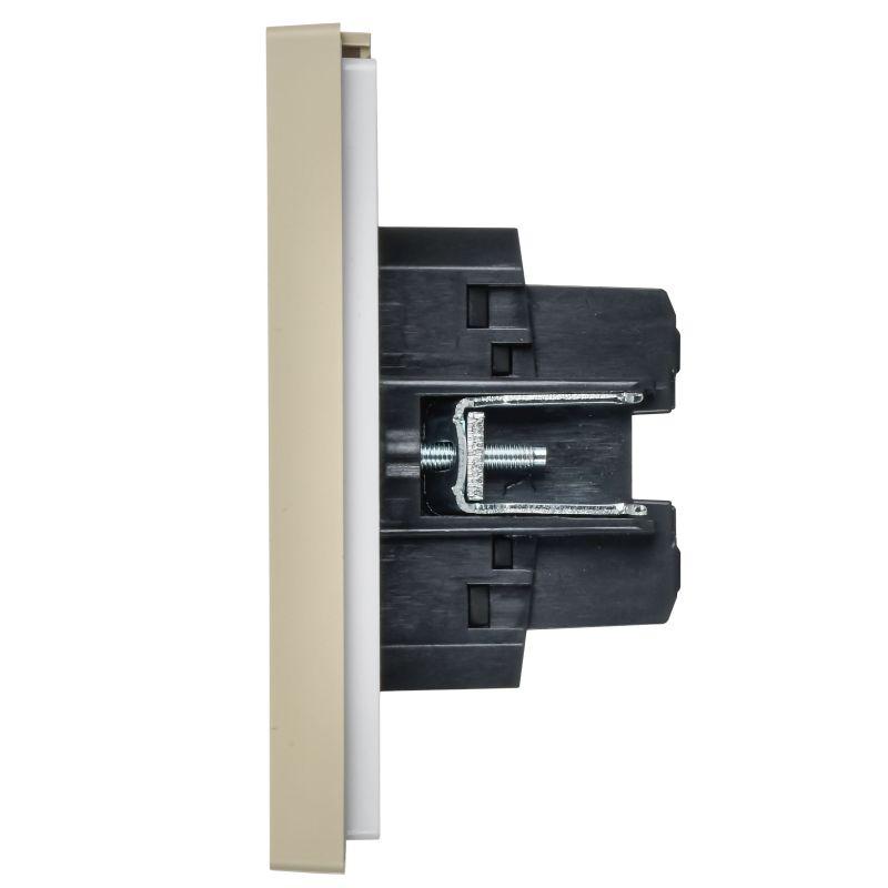 Выключатель перекрестный 2-кл. СП FORTE&PIANO 10А FP409 ваниль IEK FP-V23-0-10-1-K10