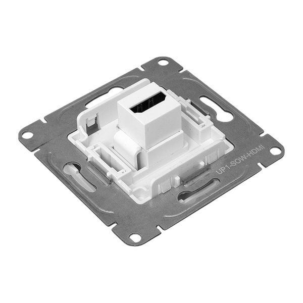 Розетка СП Эпика HDMI механизм бел. EKF UP1-SOW-HDMI