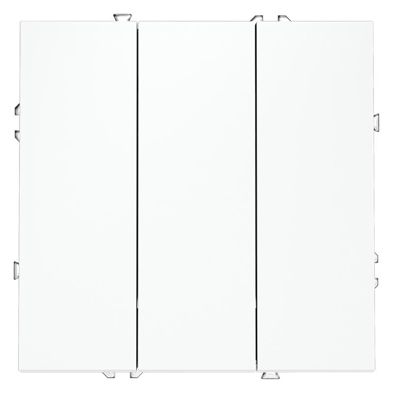 Выключатель 3-кл. СП S70 10А механизм бел. матов. Voltum VLS030102