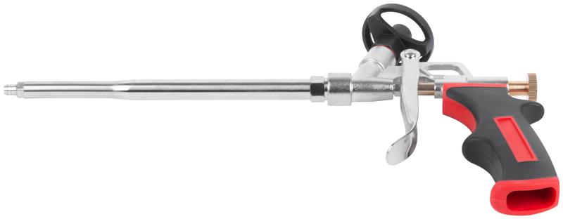 Пистолет для монтажной пены прорезиненная ручка тефлоновое покрытие клапана FIT 14275